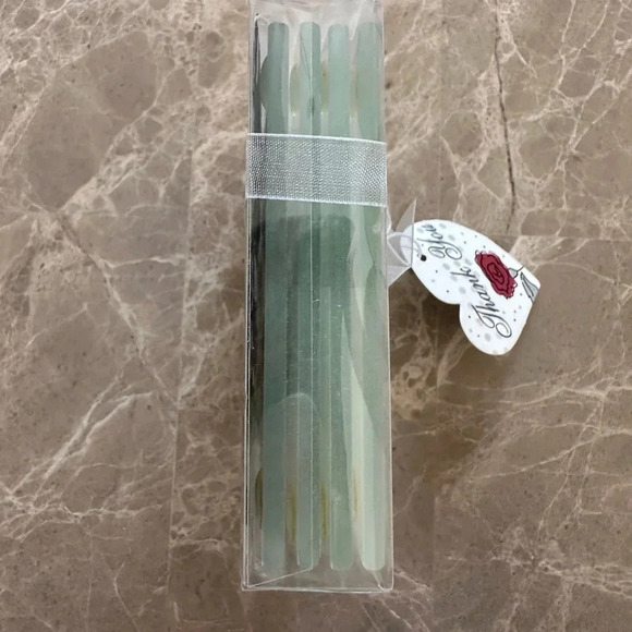 Glass LOVE Coaster Set Wedding Bridal Shower Anniversary Home Décor Pack of 4 - Picture 3 of 4